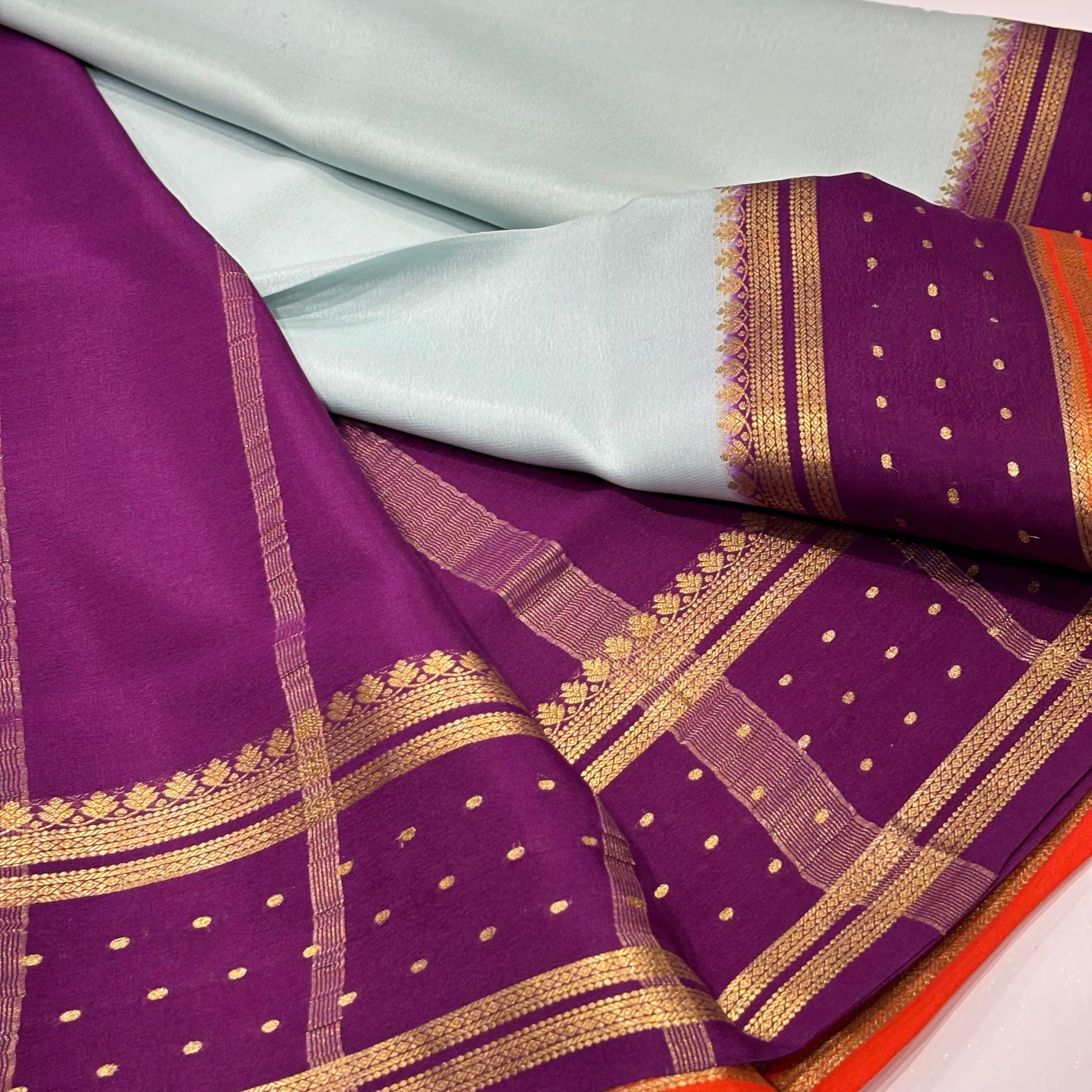 Pure Mysore Crepe Silk Saree