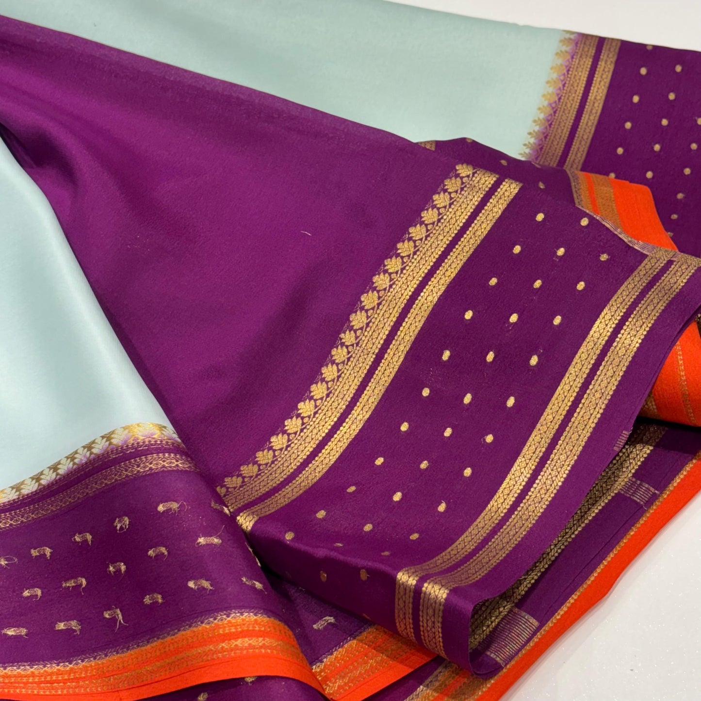 Pure Mysore Crepe Silk Saree