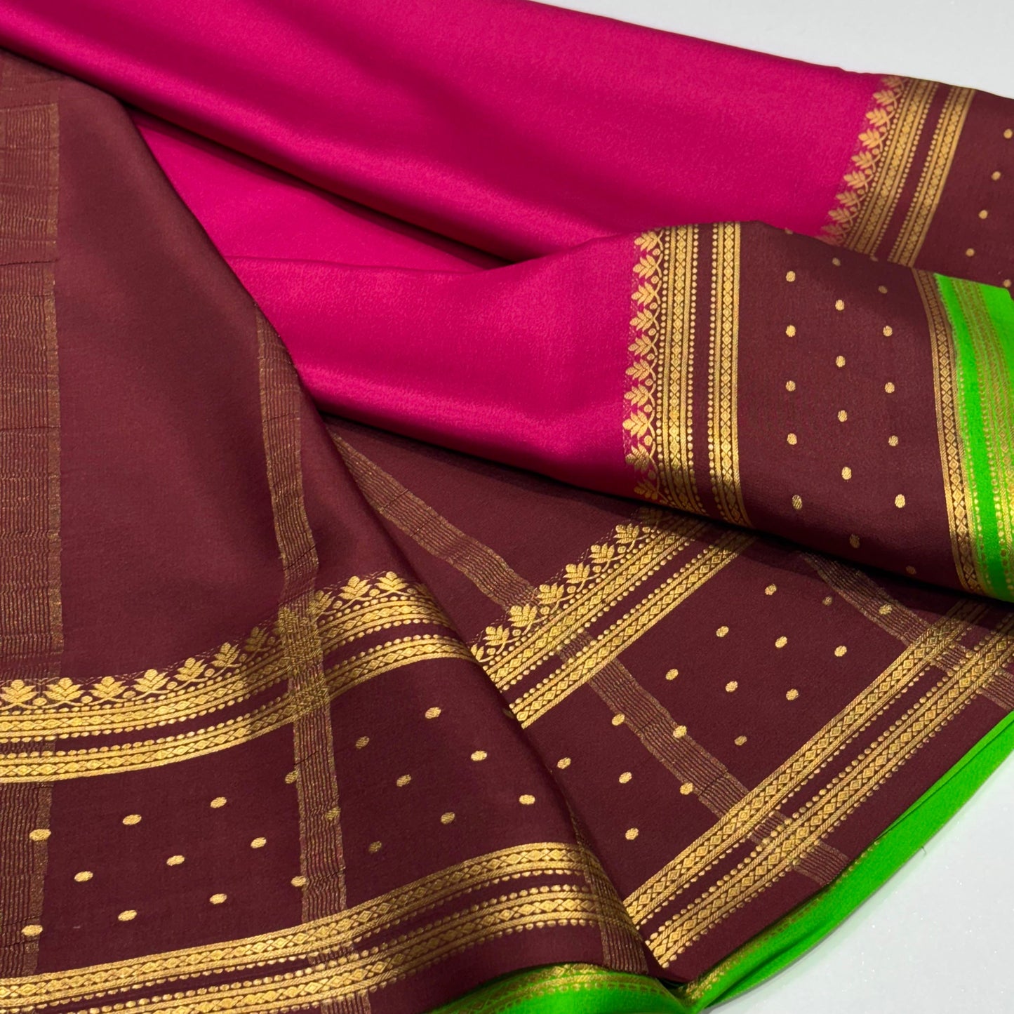 Pure Mysore Crepe Silk Saree