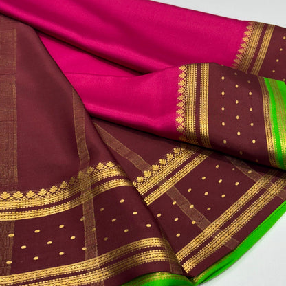 Pure Mysore Crepe Silk Saree