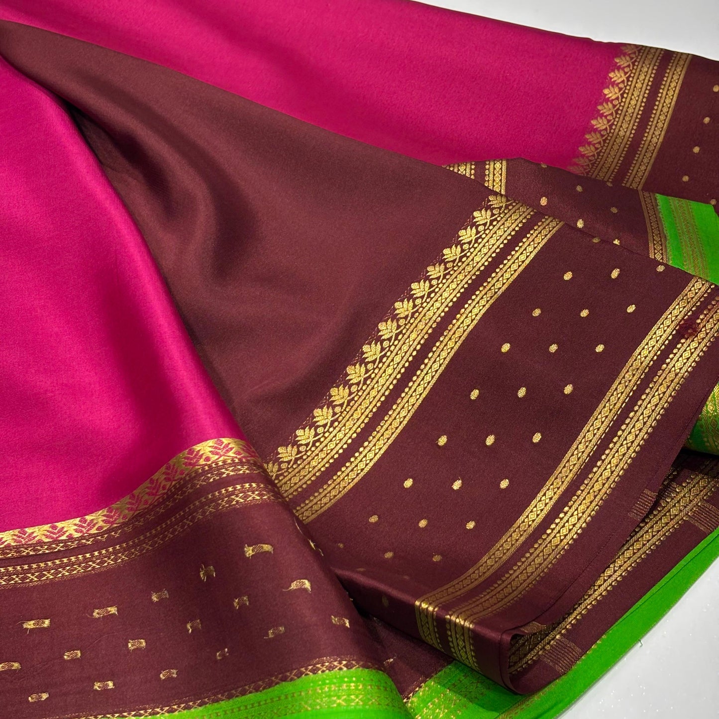 Pure Mysore Crepe Silk Saree