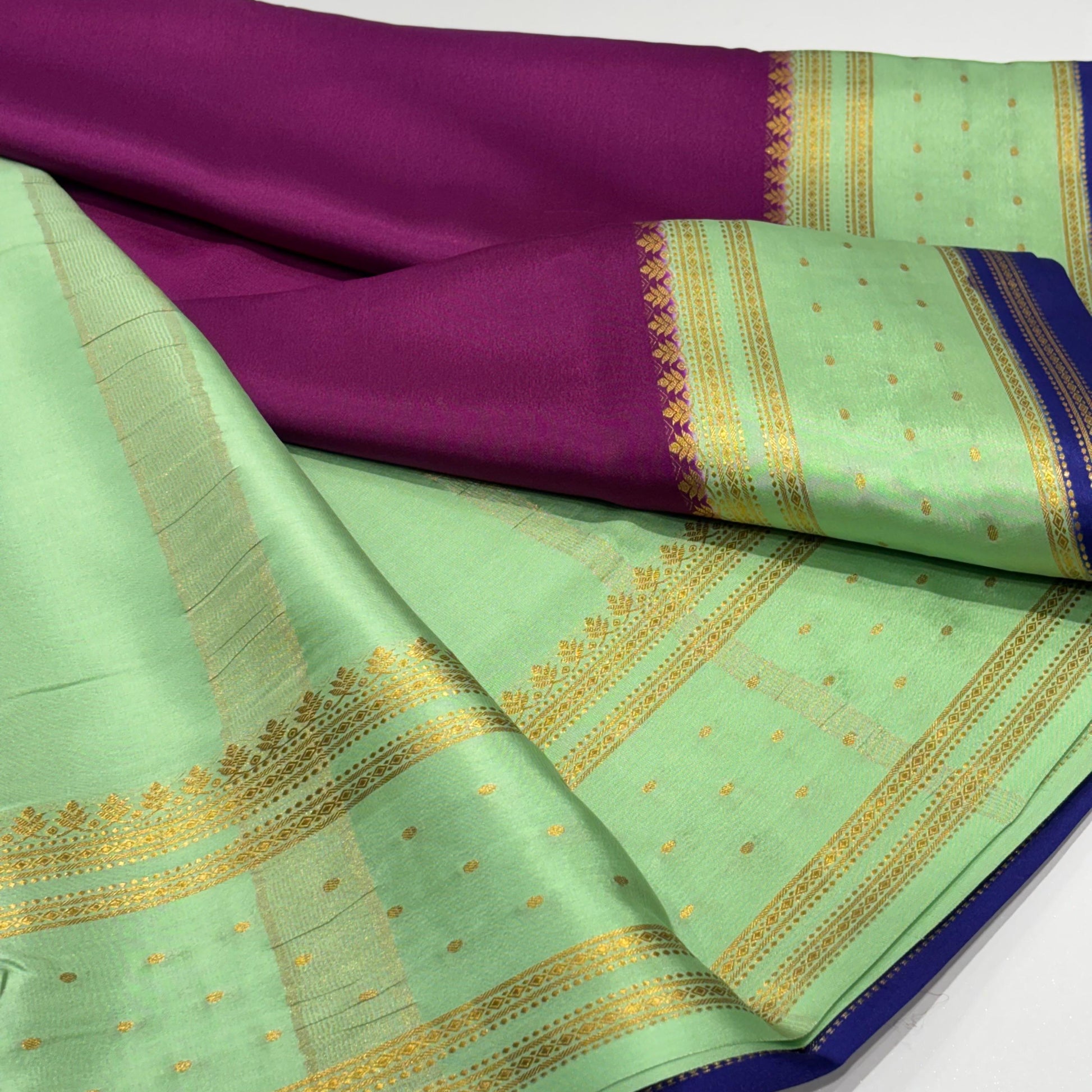 Pure Mysore Crepe Silk Saree