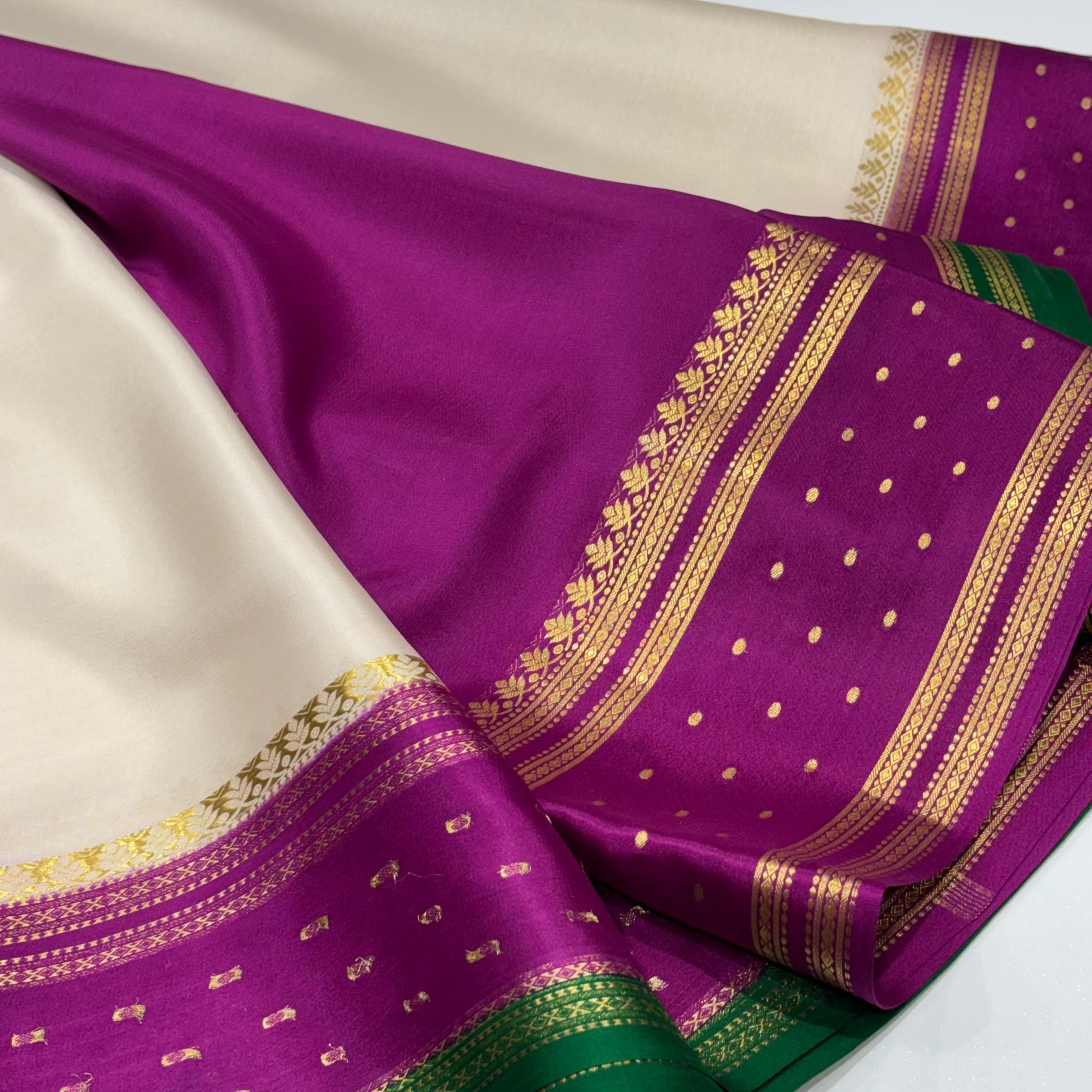 Pure Mysore Crepe Silk Saree
