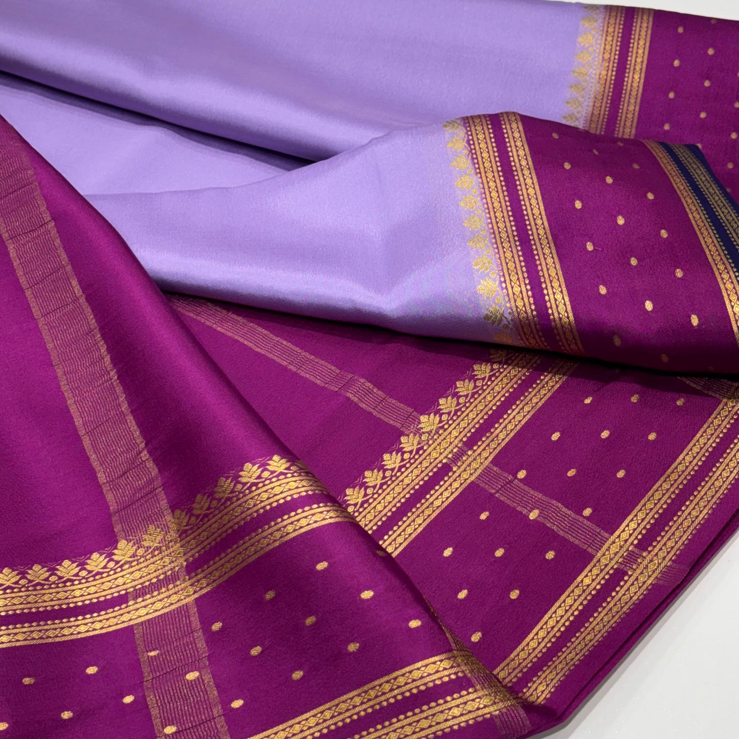 Pure Mysore Crepe Silk Saree