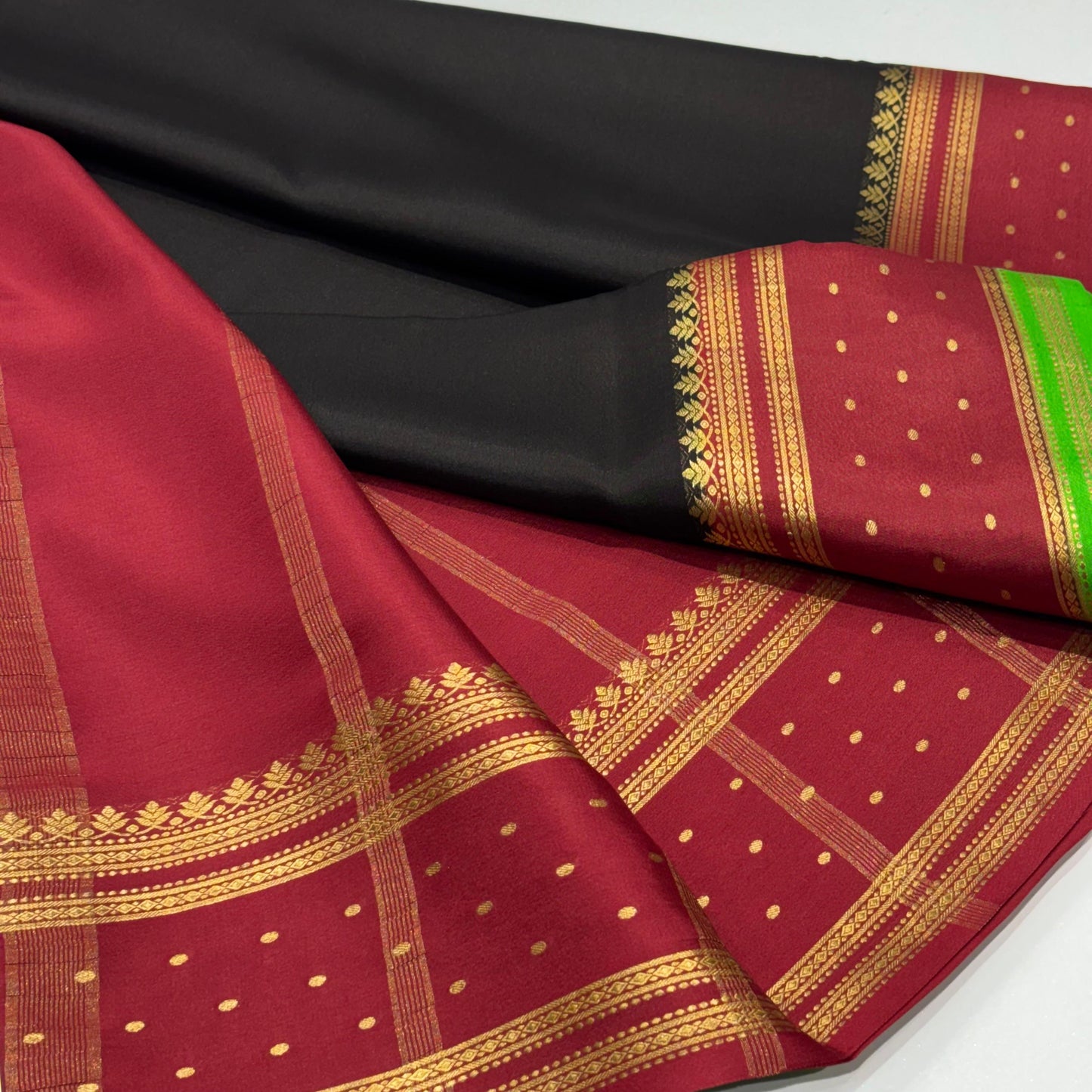 Pure Mysore Crepe Silk Saree