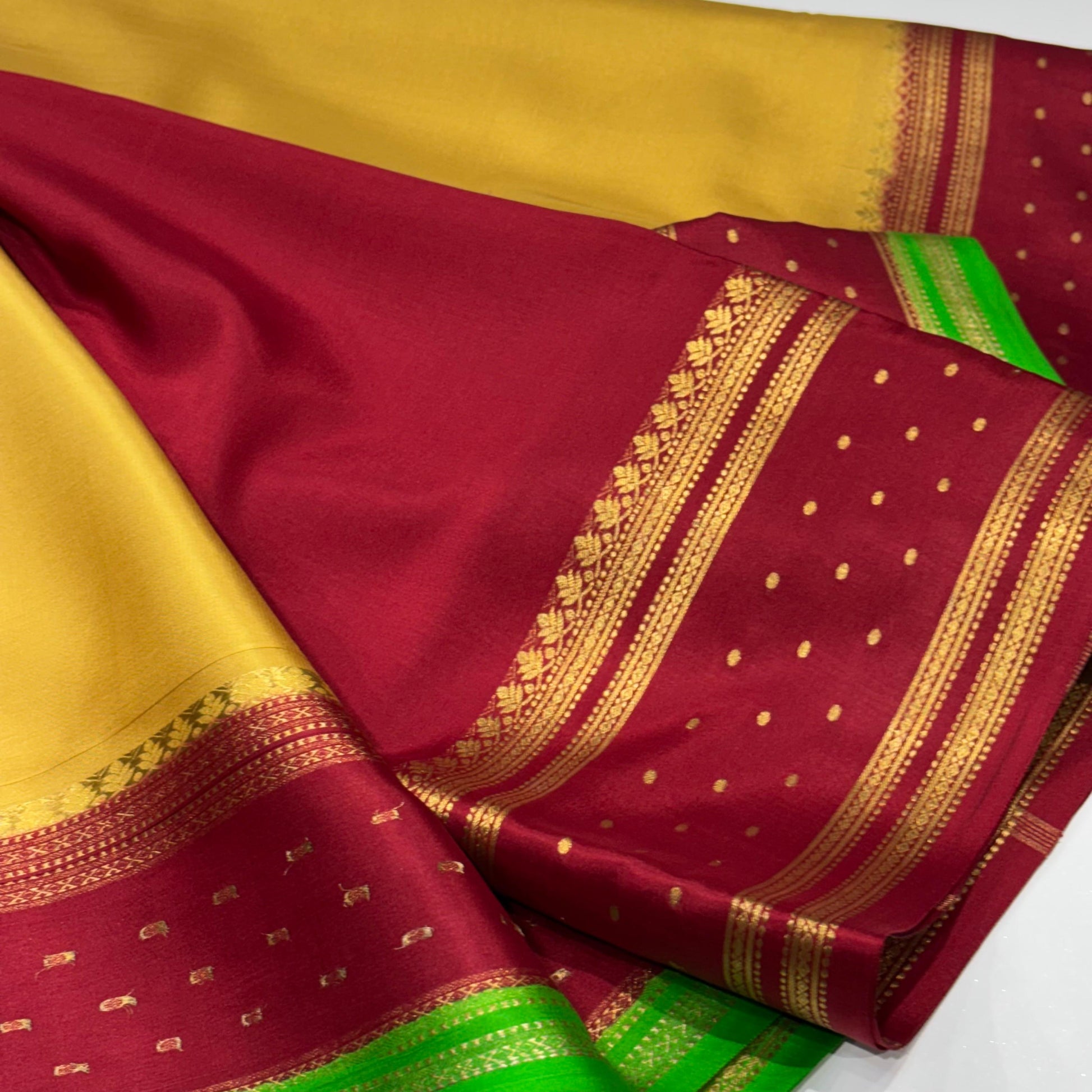 Pure Mysore Crepe Silk Saree
