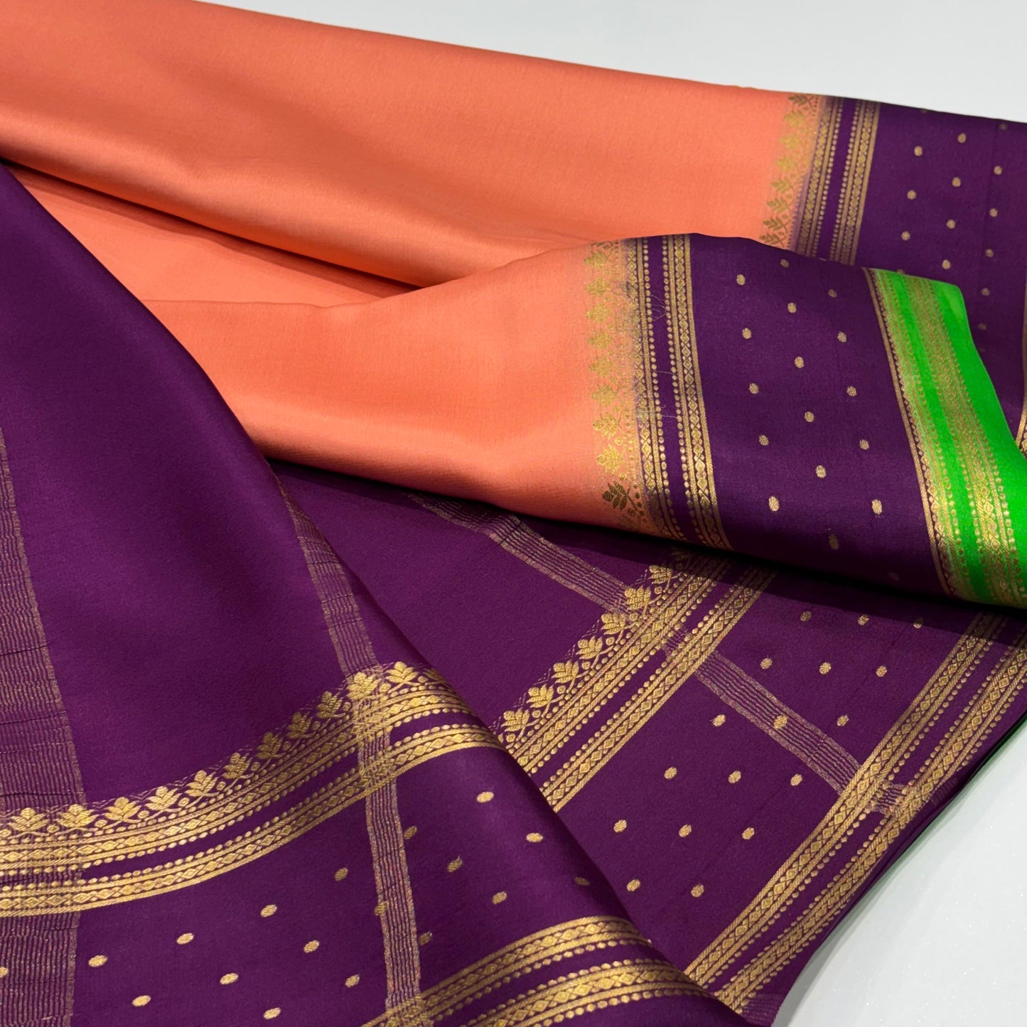 Pure Mysore Crepe Silk Saree