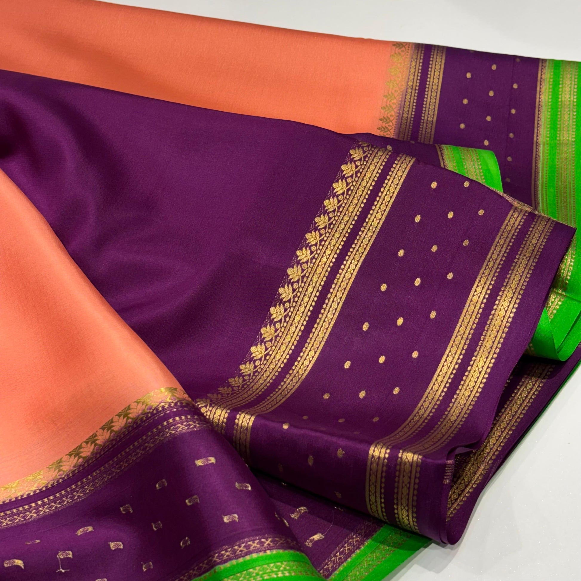 Pure Mysore Crepe Silk Saree