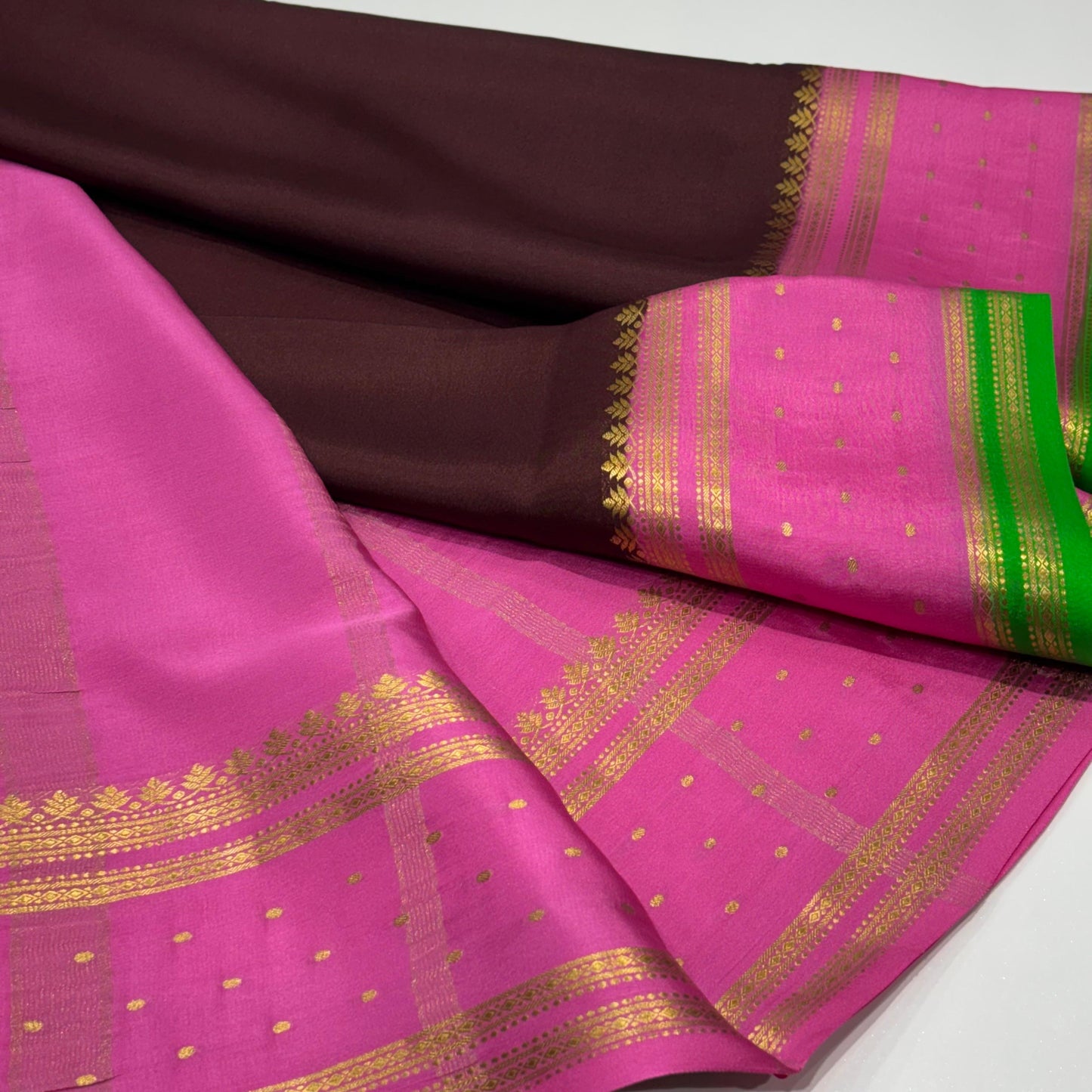 Pure Mysore Crepe Silk Saree