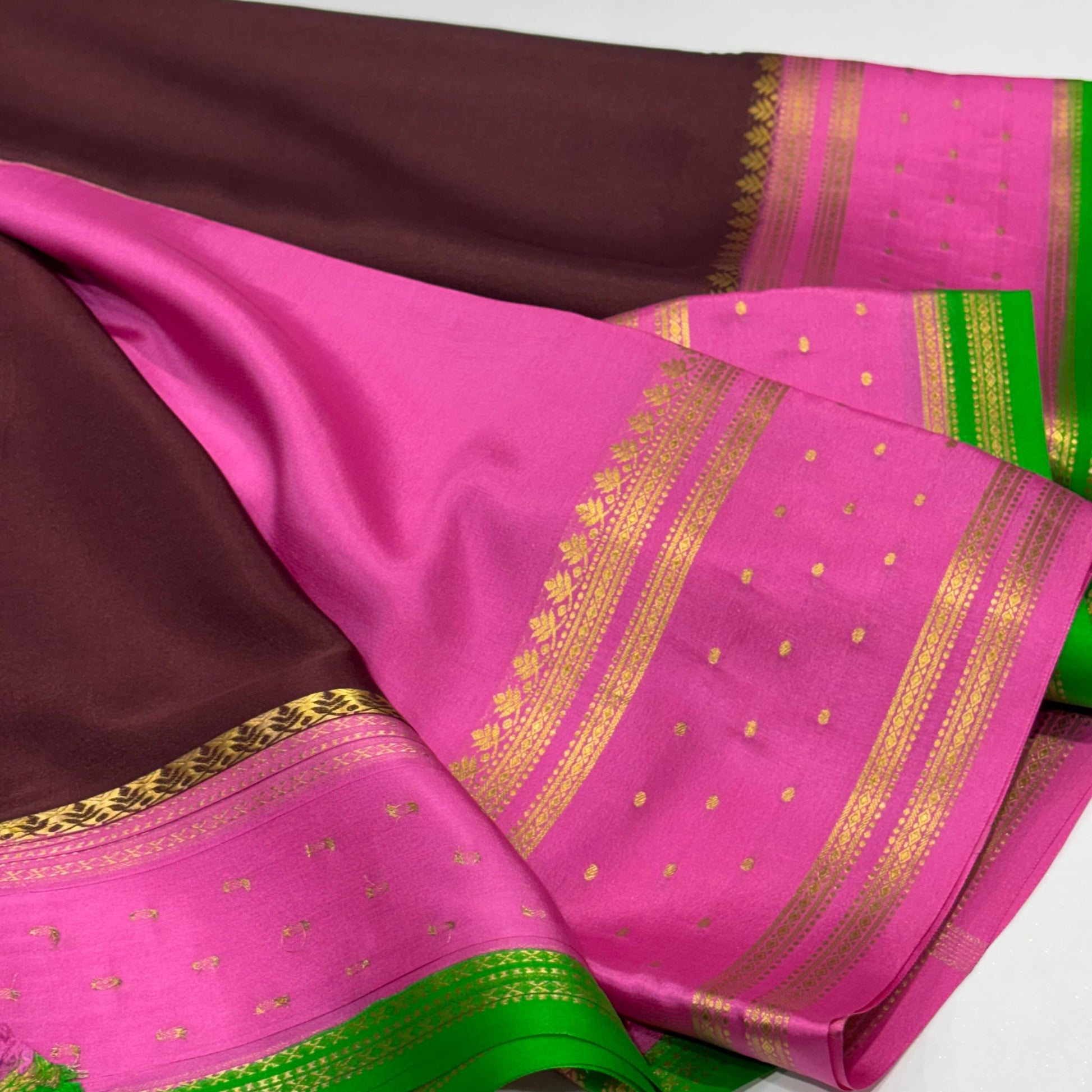 Pure Mysore Crepe Silk Saree