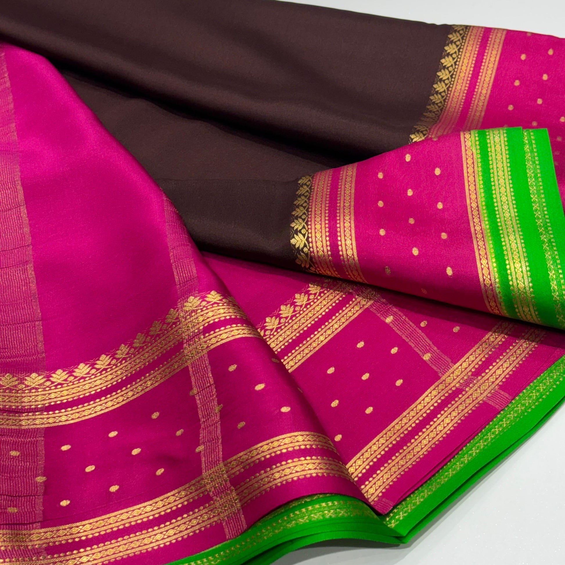 Pure Mysore Crepe Silk Saree