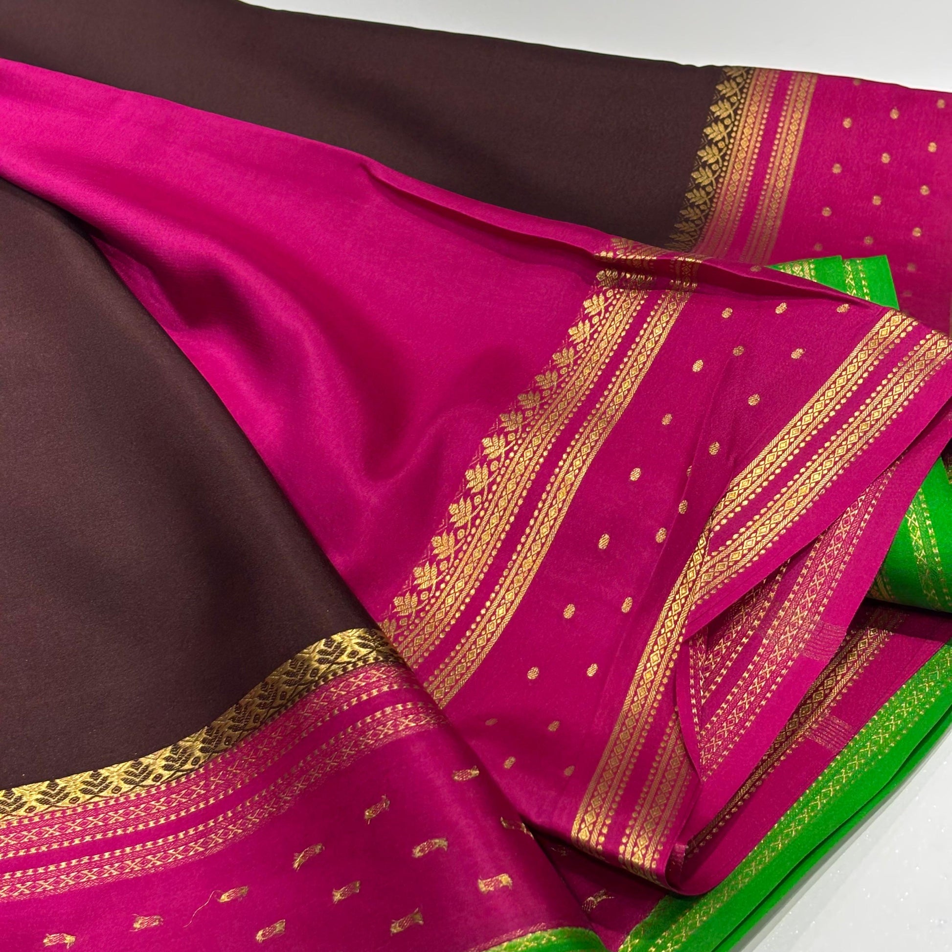 Pure Mysore Crepe Silk Saree