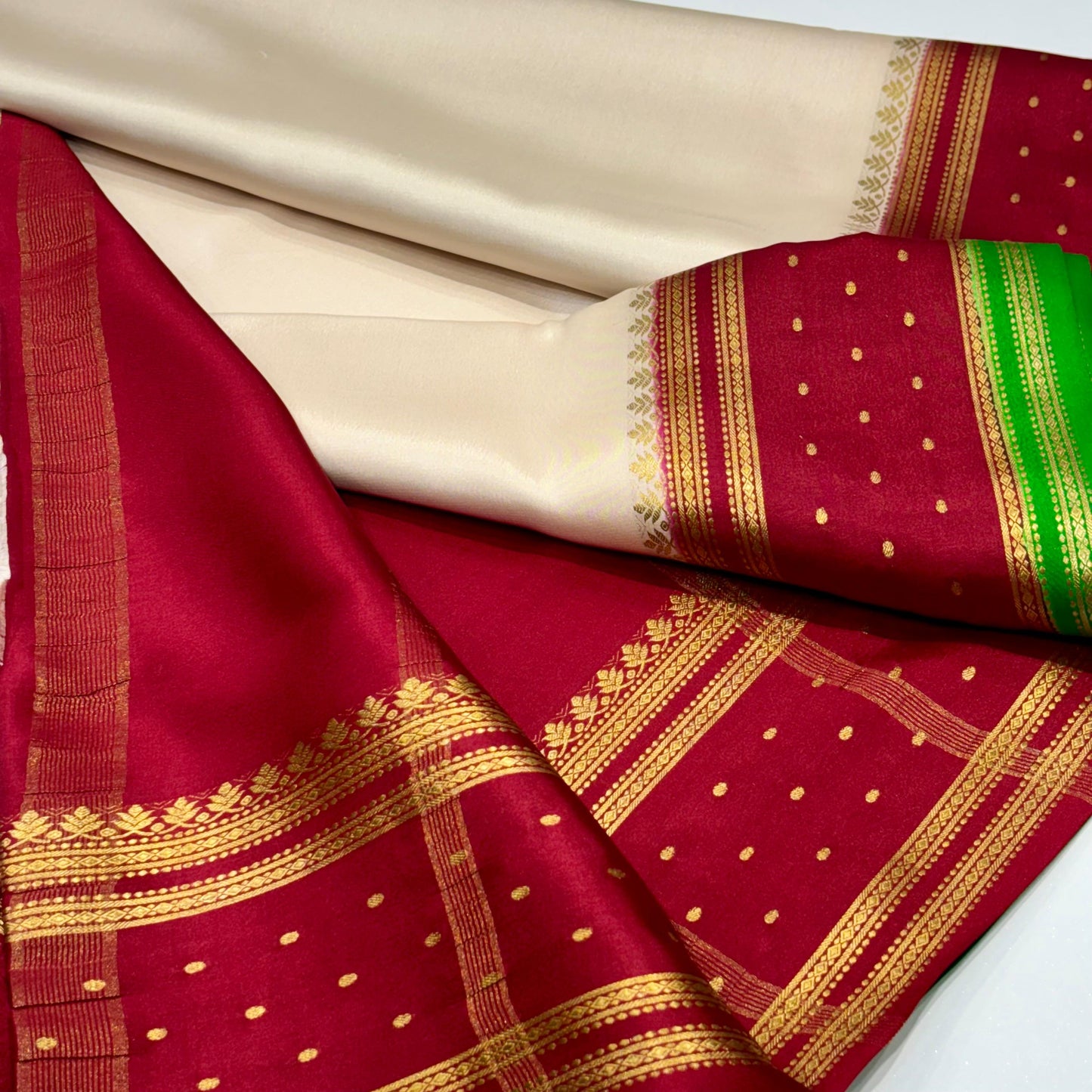 Pure Mysore Crepe Silk Saree