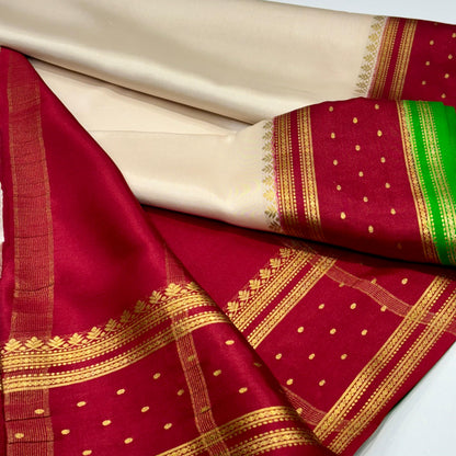 Pure Mysore Crepe Silk Saree