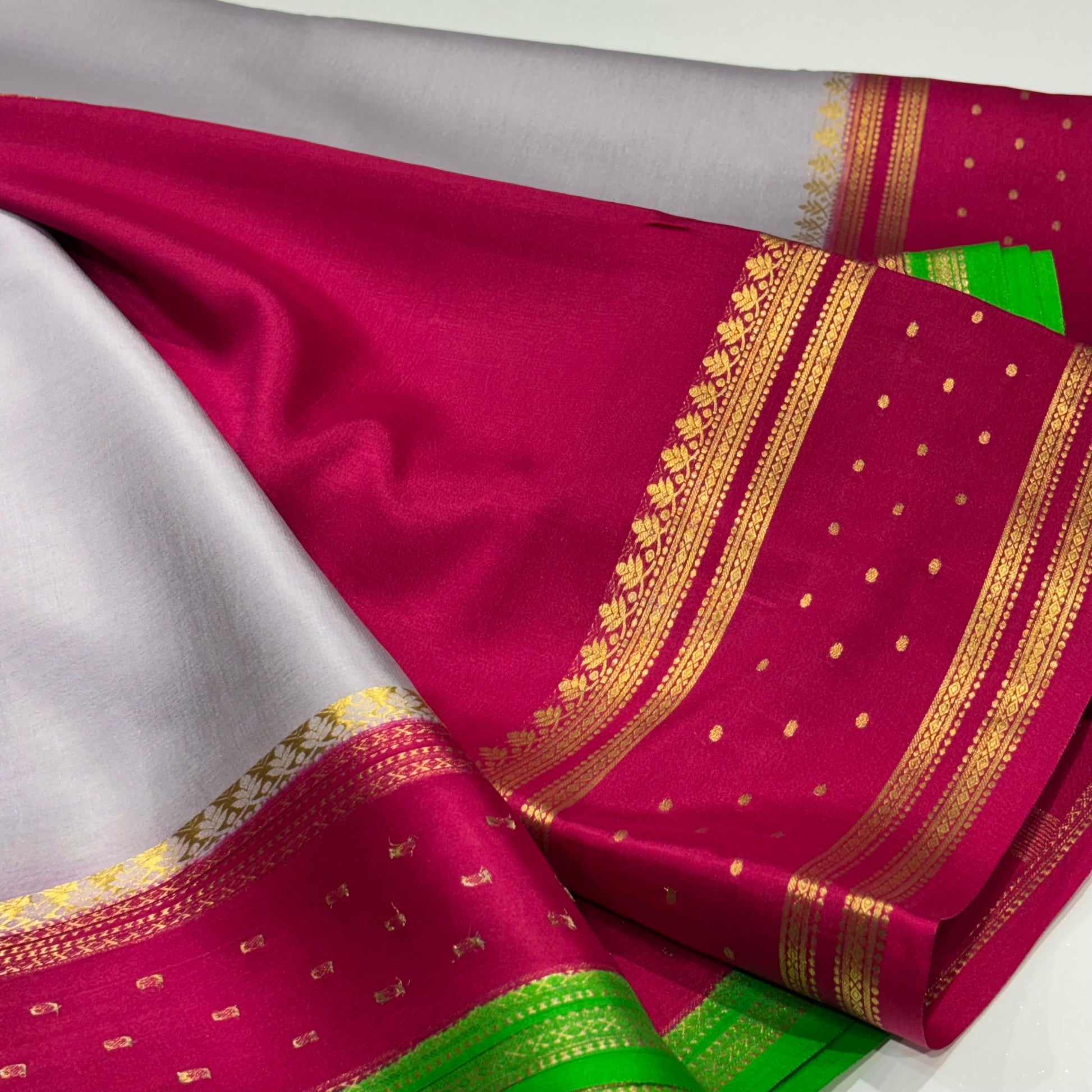 Pure Mysore Crepe Silk Saree