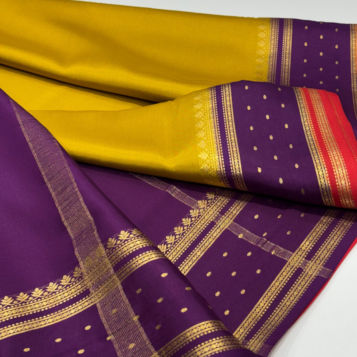 Pure Mysore Crepe Silk Saree