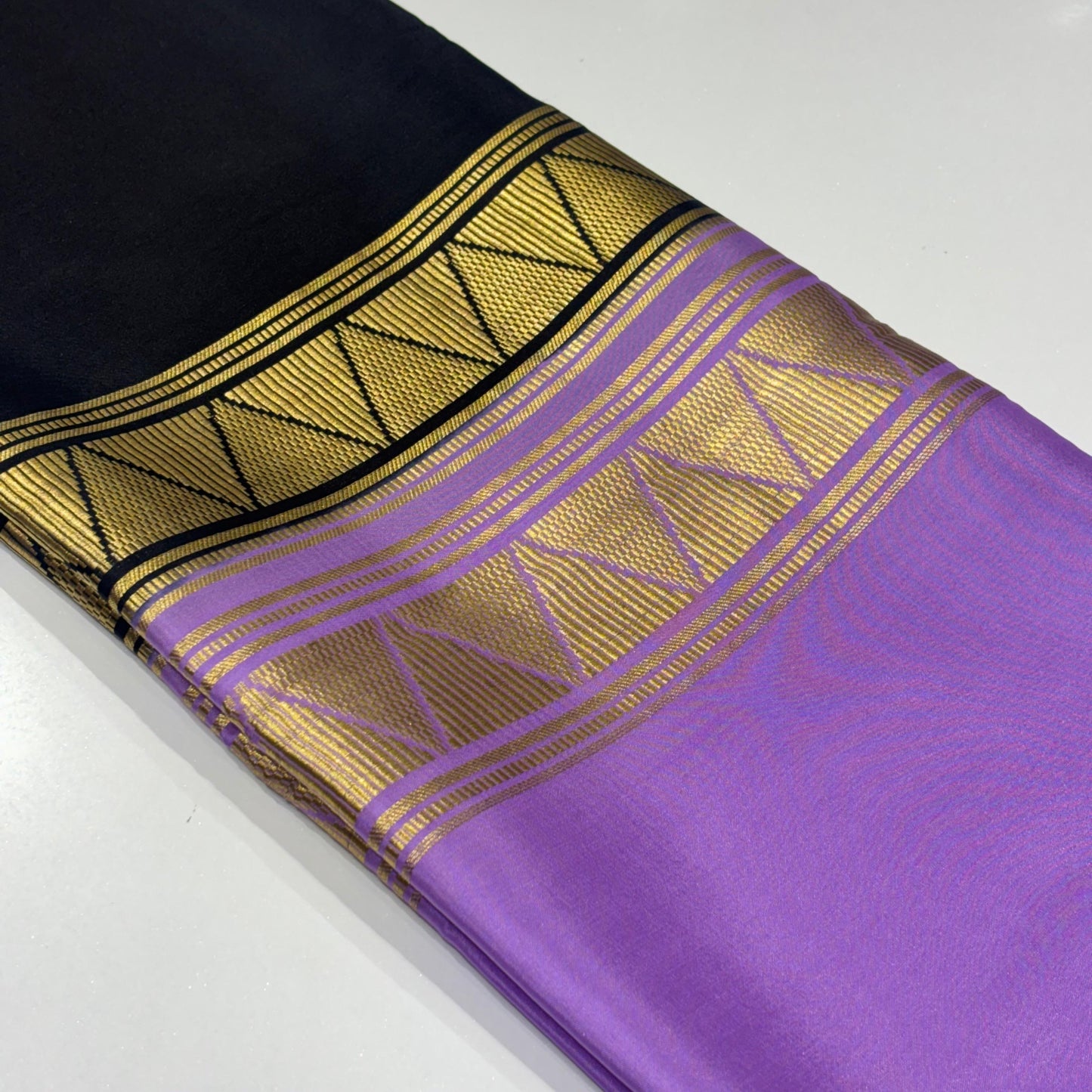 Pure Mysore Crepe Silk Saree