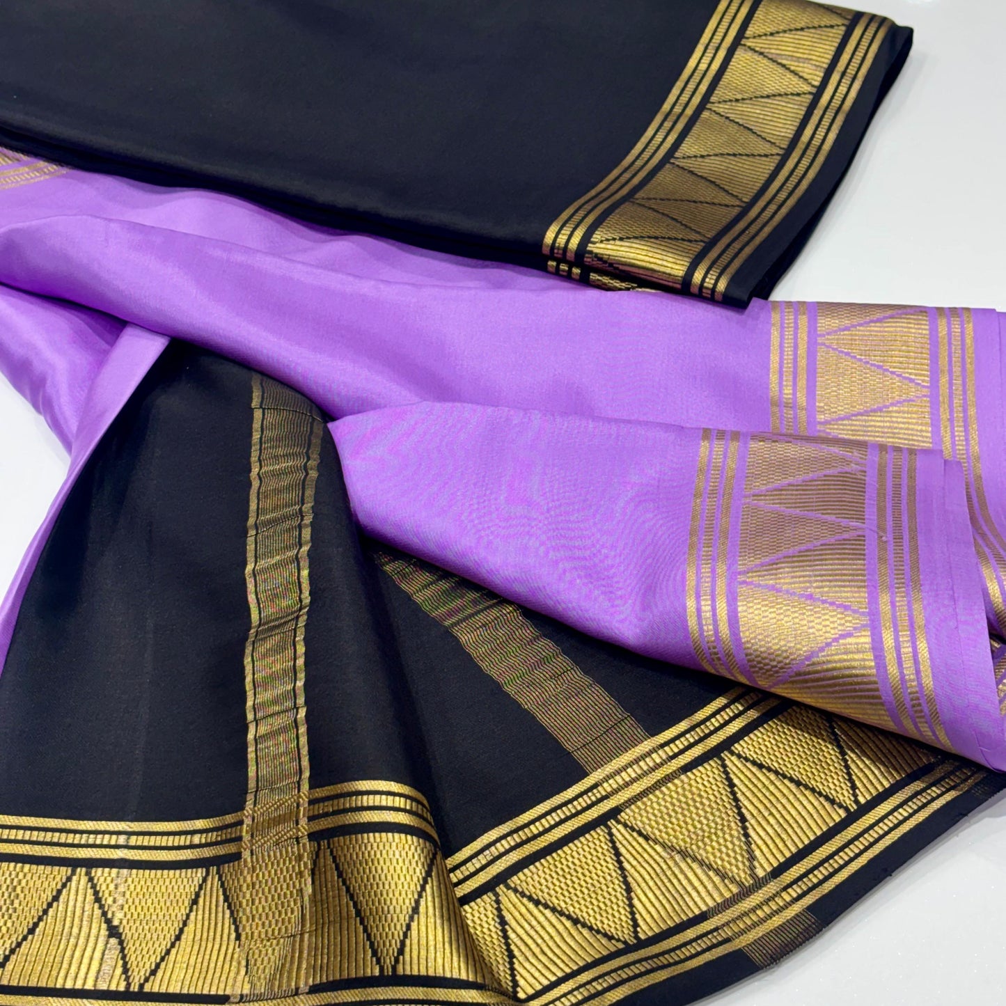 Pure Mysore Crepe Silk Saree
