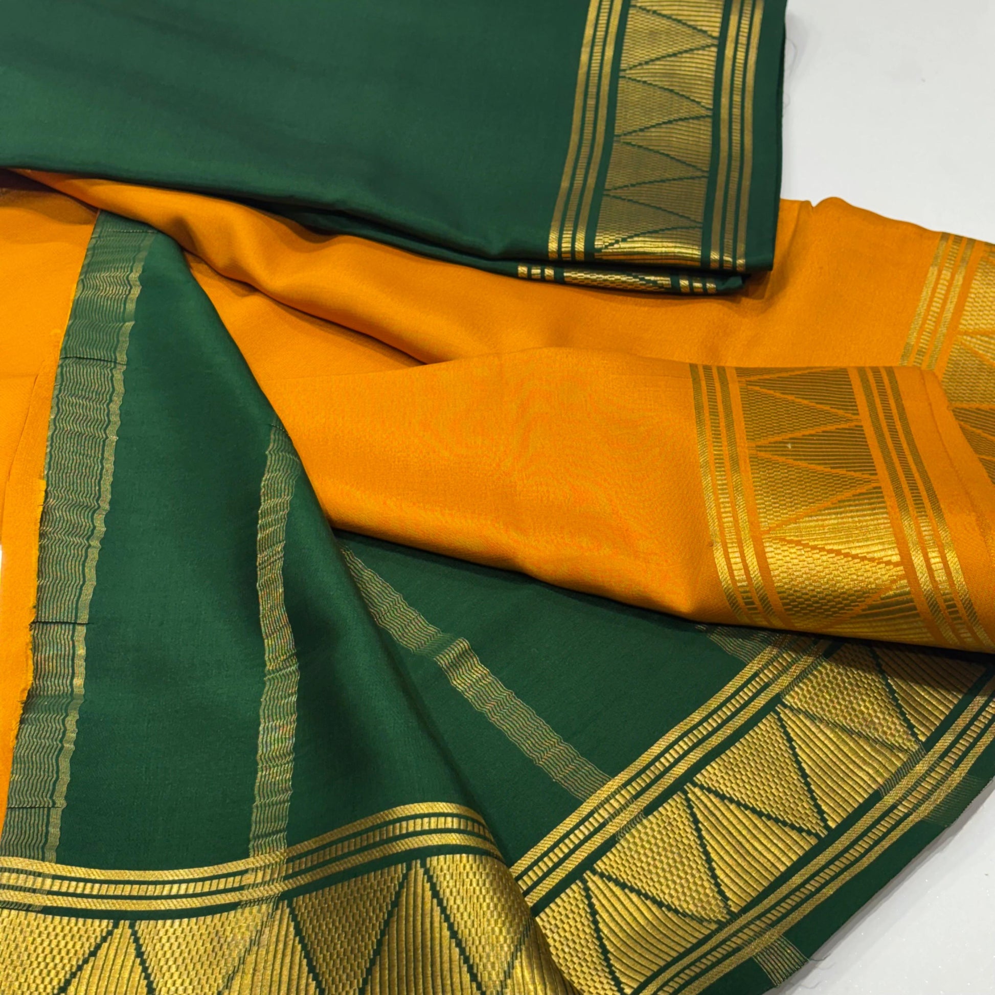 Pure Mysore Crepe Silk Saree