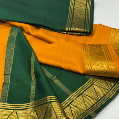 Pure Mysore Crepe Silk Saree