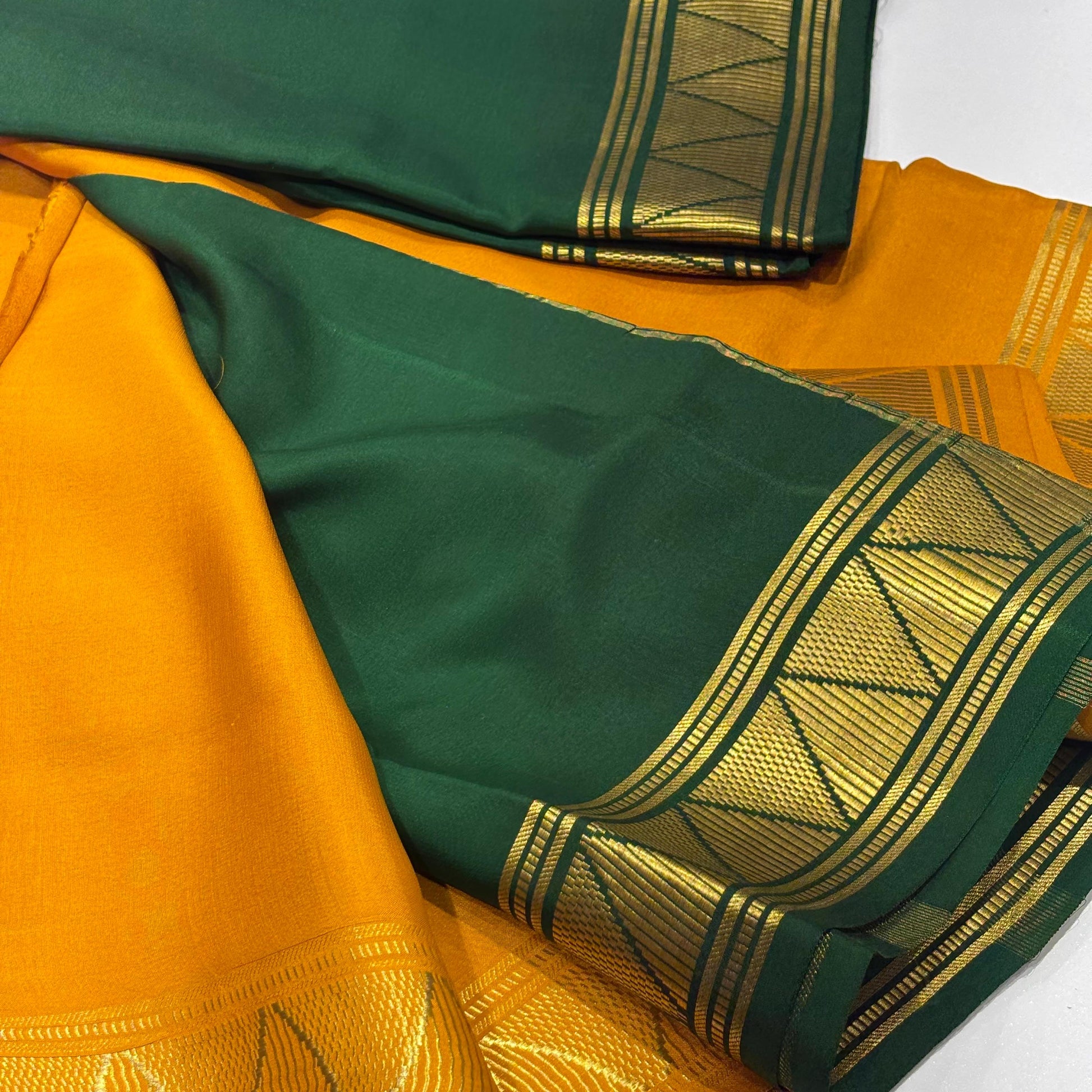 Pure Mysore Crepe Silk Saree
