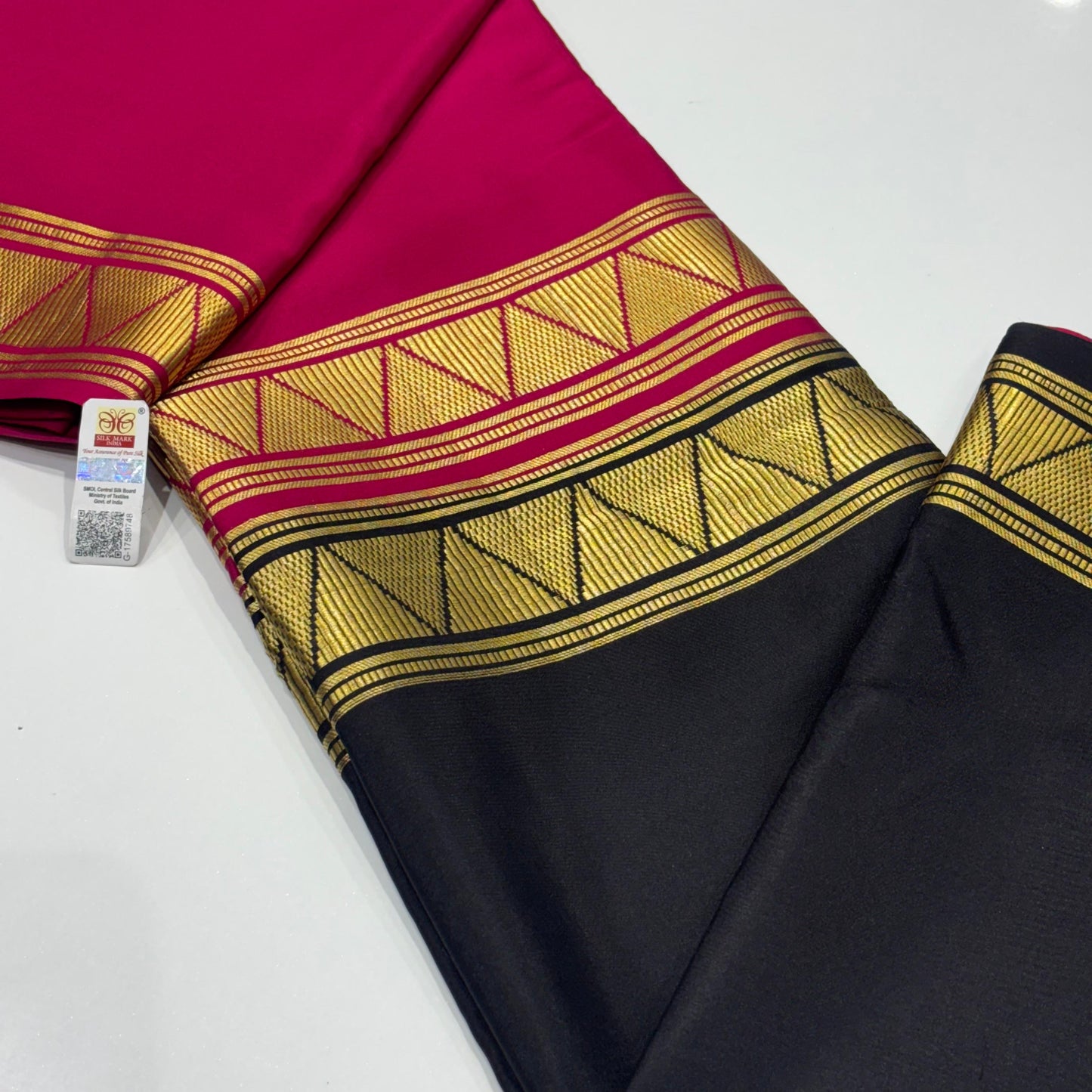 Pure Mysore Crepe Silk Saree