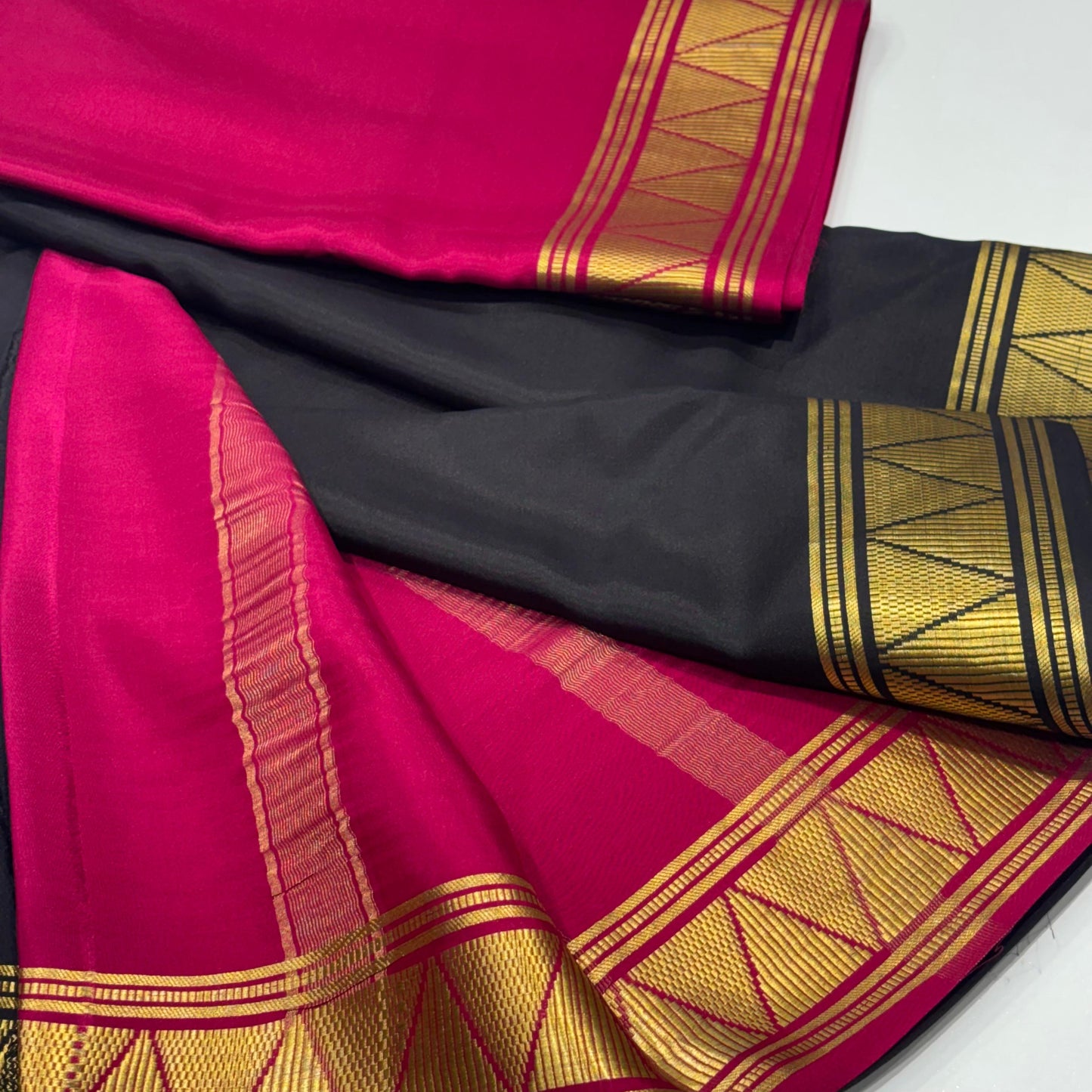 Pure Mysore Crepe Silk Saree