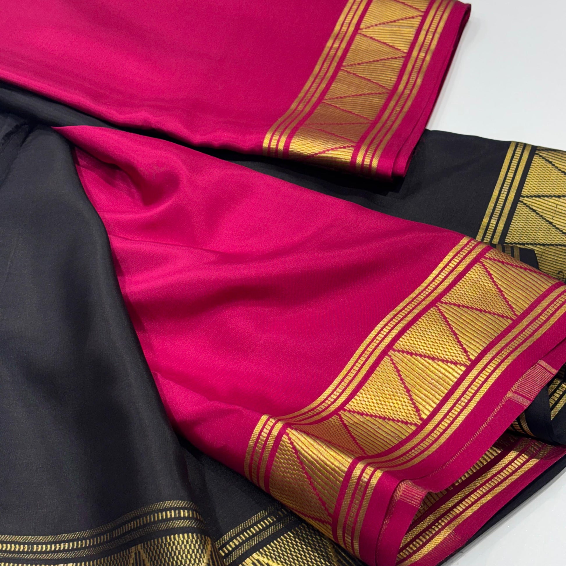 Pure Mysore Crepe Silk Saree