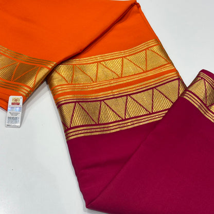 Pure Mysore Crepe Silk Saree