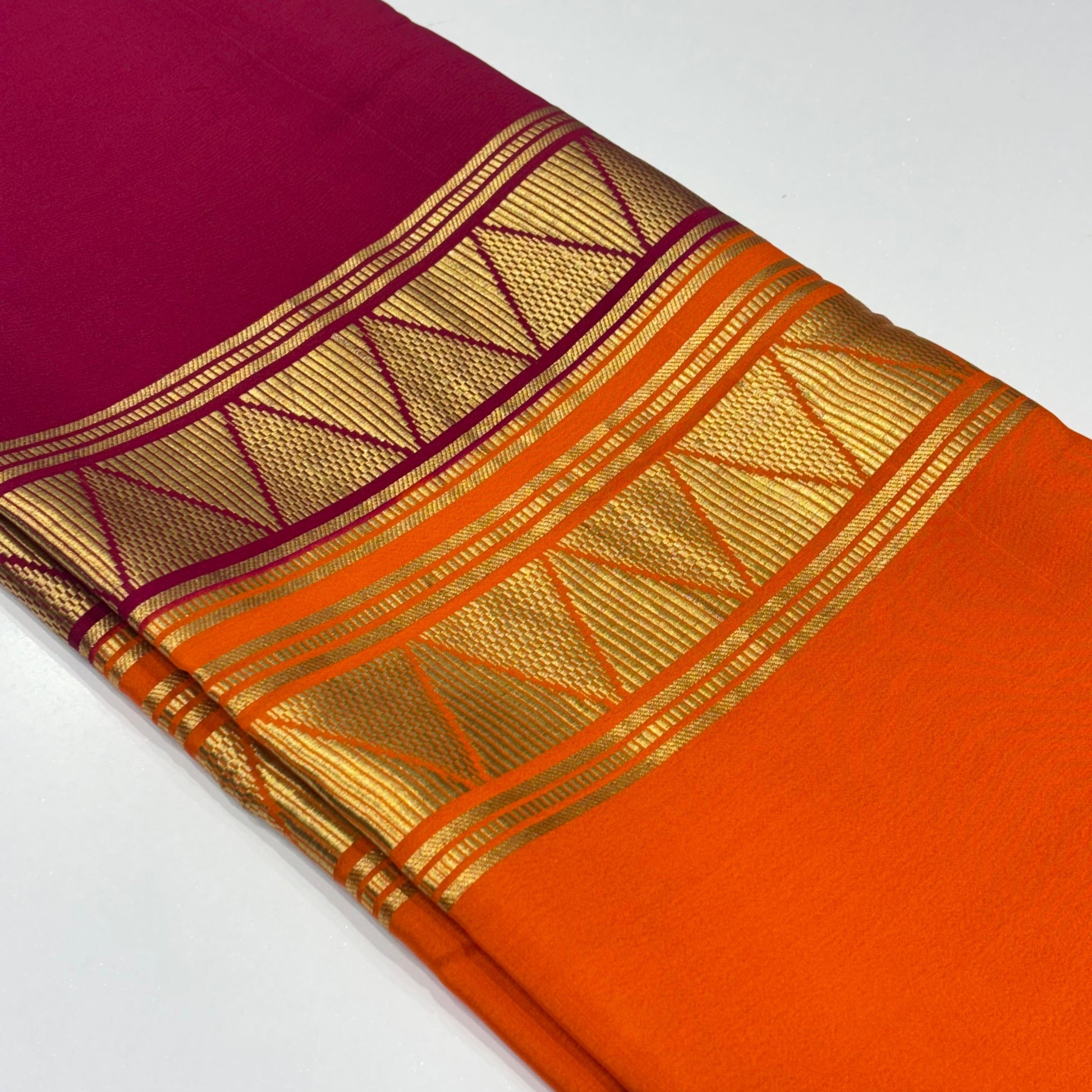 Pure Mysore Crepe Silk Saree