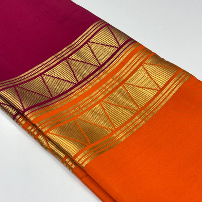 Pure Mysore Crepe Silk Saree