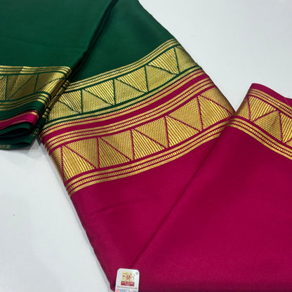 Pure Mysore Crepe Silk Saree