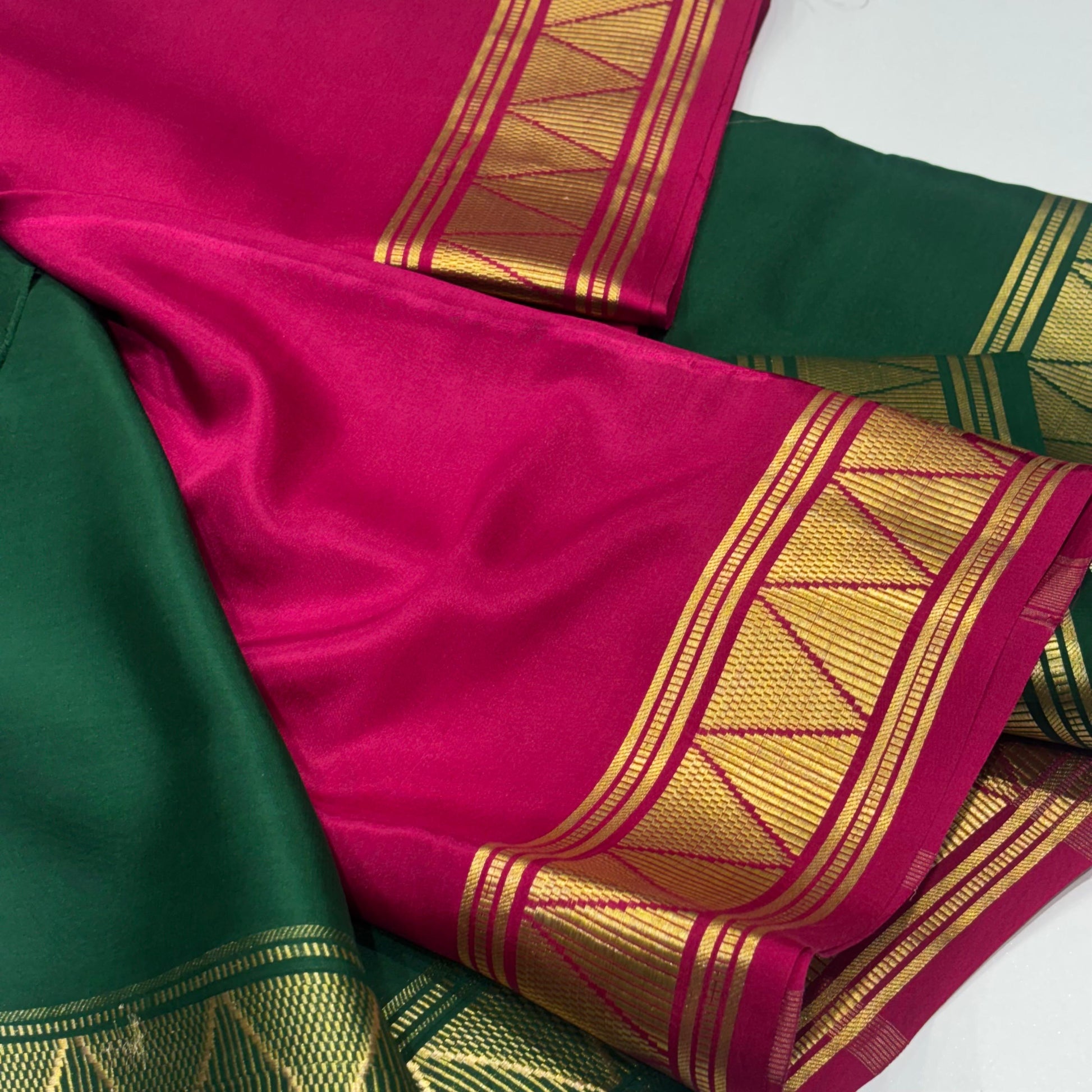 Pure Mysore Crepe Silk Saree