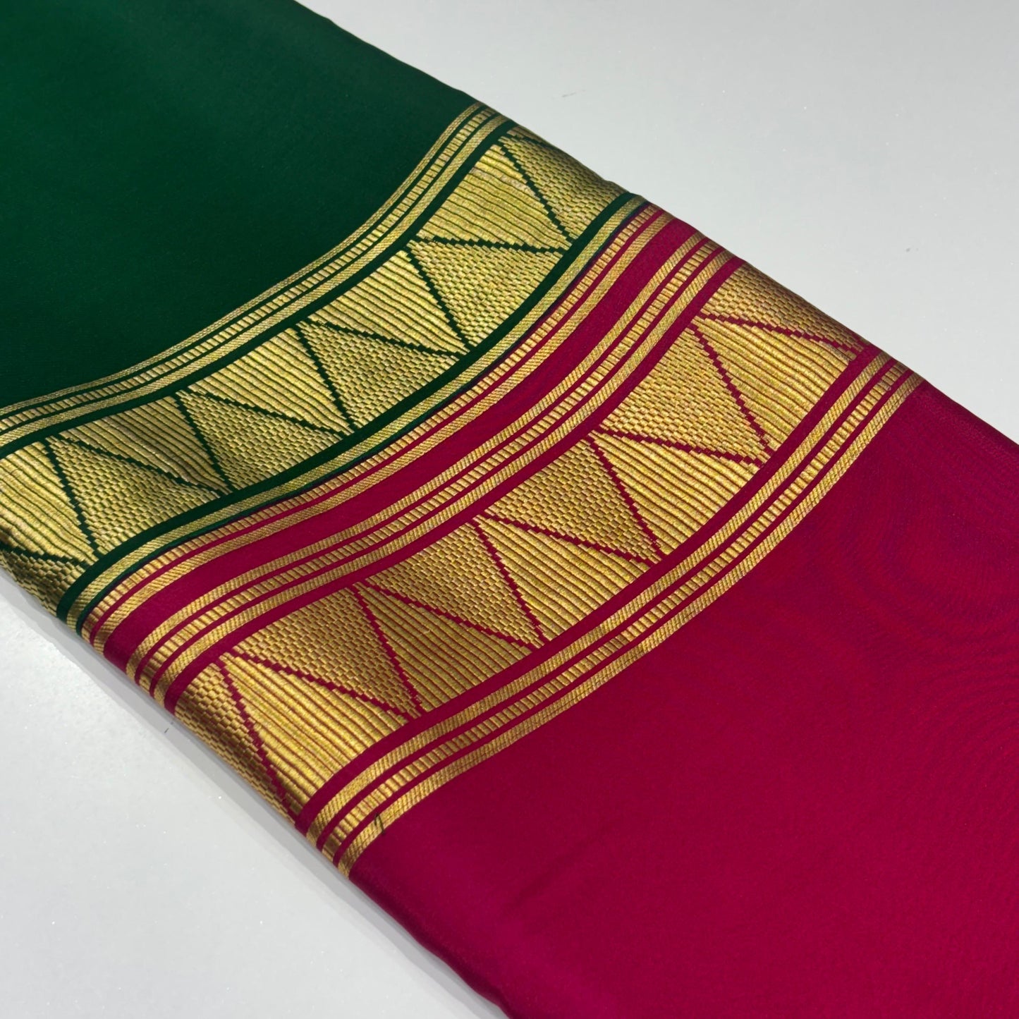 Pure Mysore Crepe Silk Saree