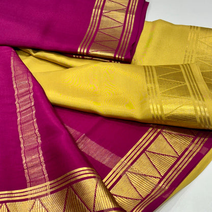 Pure Mysore Crepe Silk Saree