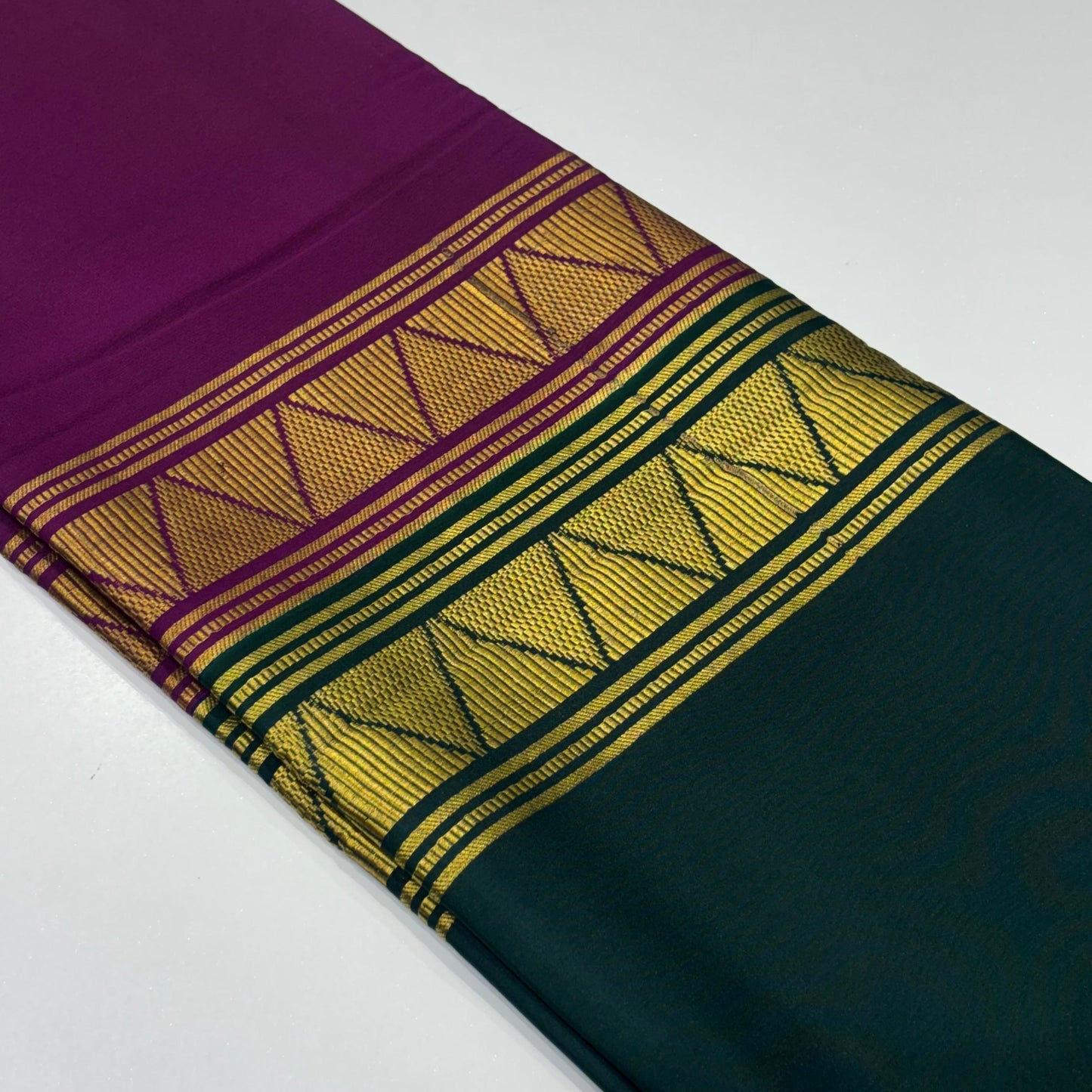 Pure Mysore Crepe Silk Saree