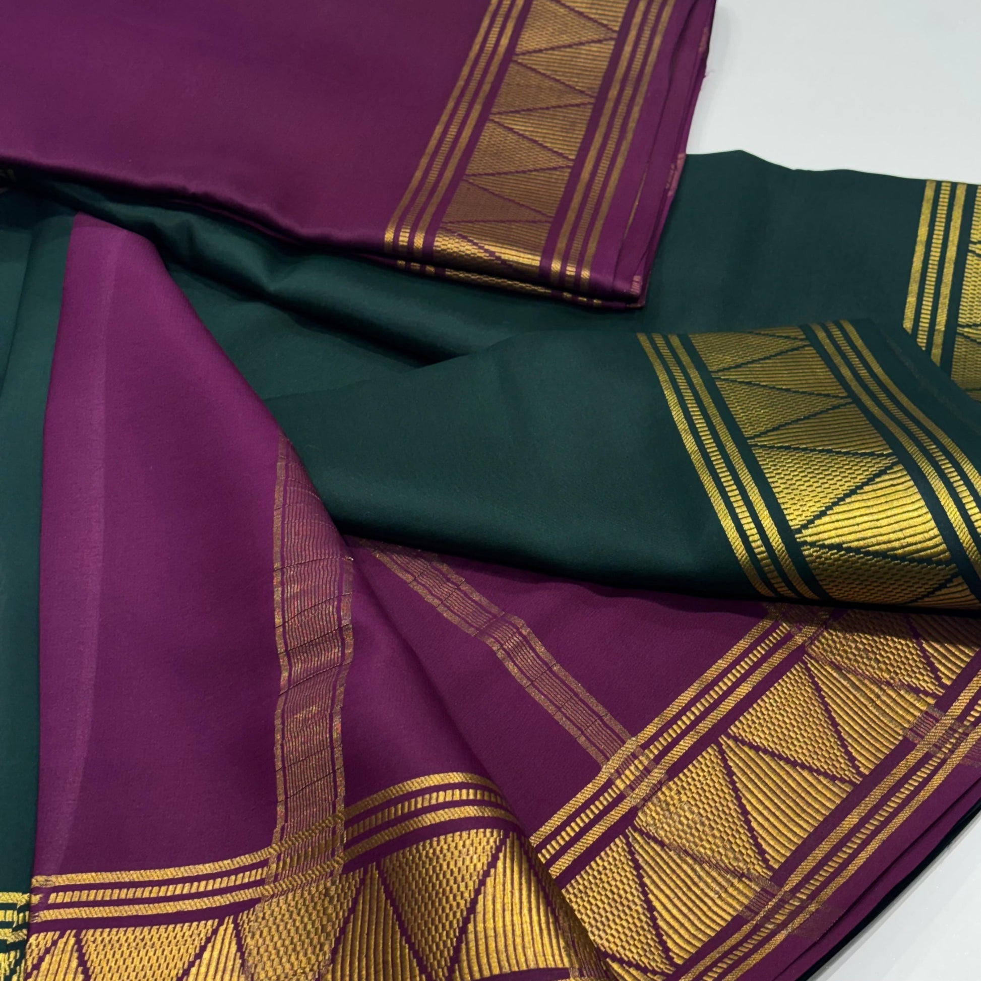Pure Mysore Crepe Silk Saree