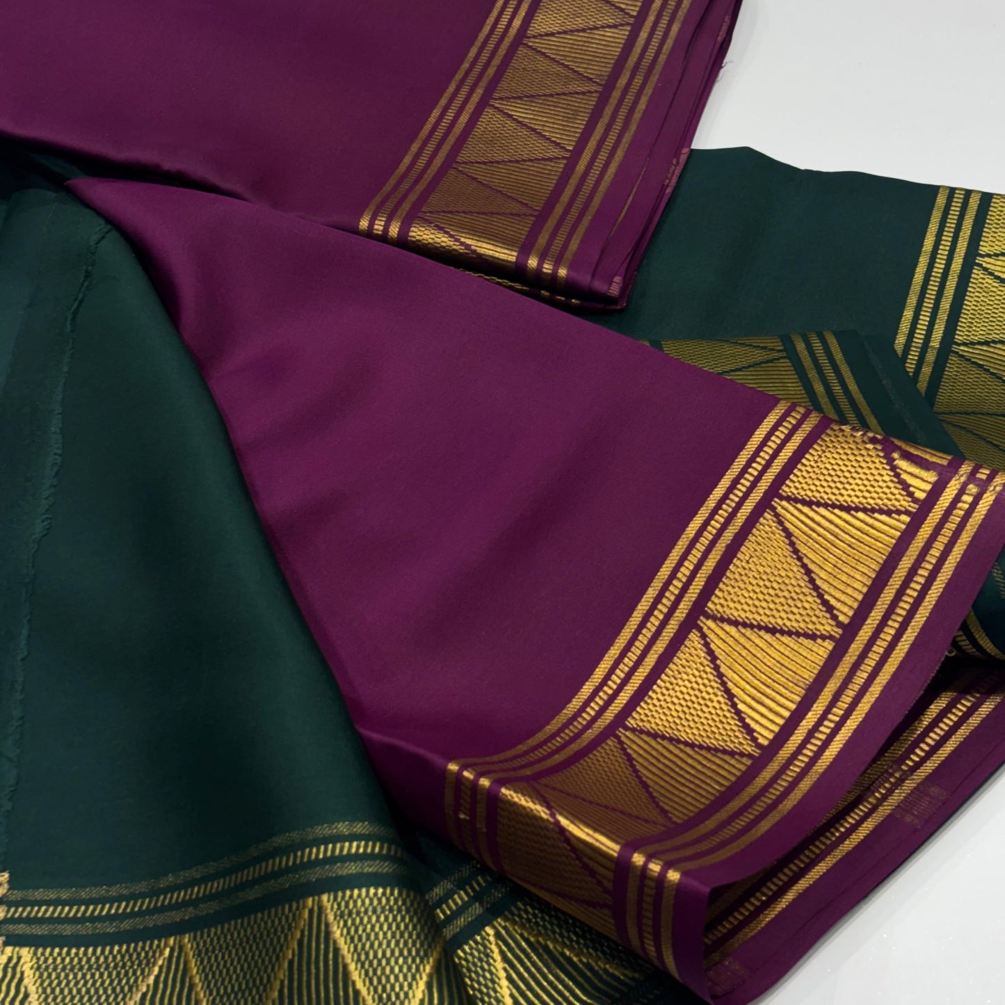 Pure Mysore Crepe Silk Saree