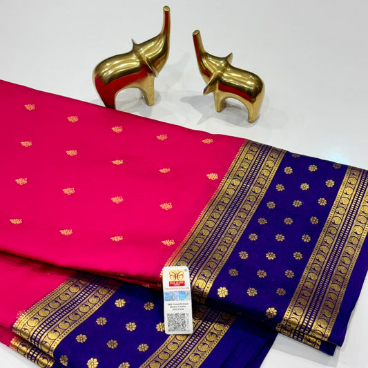 Pure Mysore Crepe Silk Saree