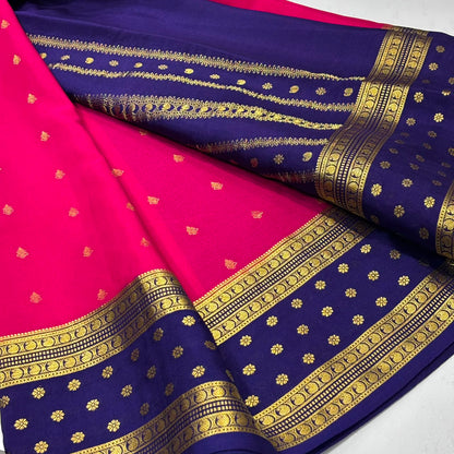 Pure Mysore Crepe Silk Saree