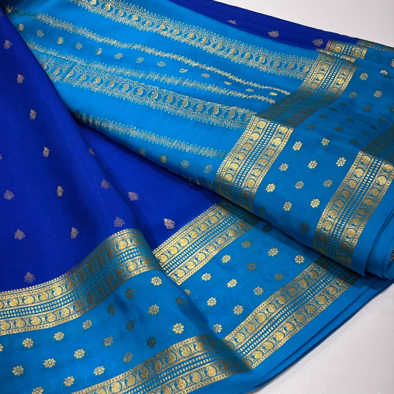 Pure Mysore Crepe Silk Saree
