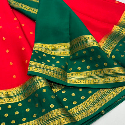 Pure Mysore Crepe Silk Saree
