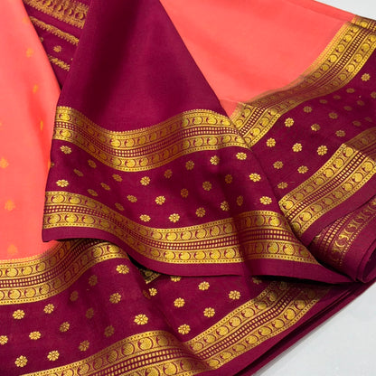 Pure Mysore Crepe Silk Saree