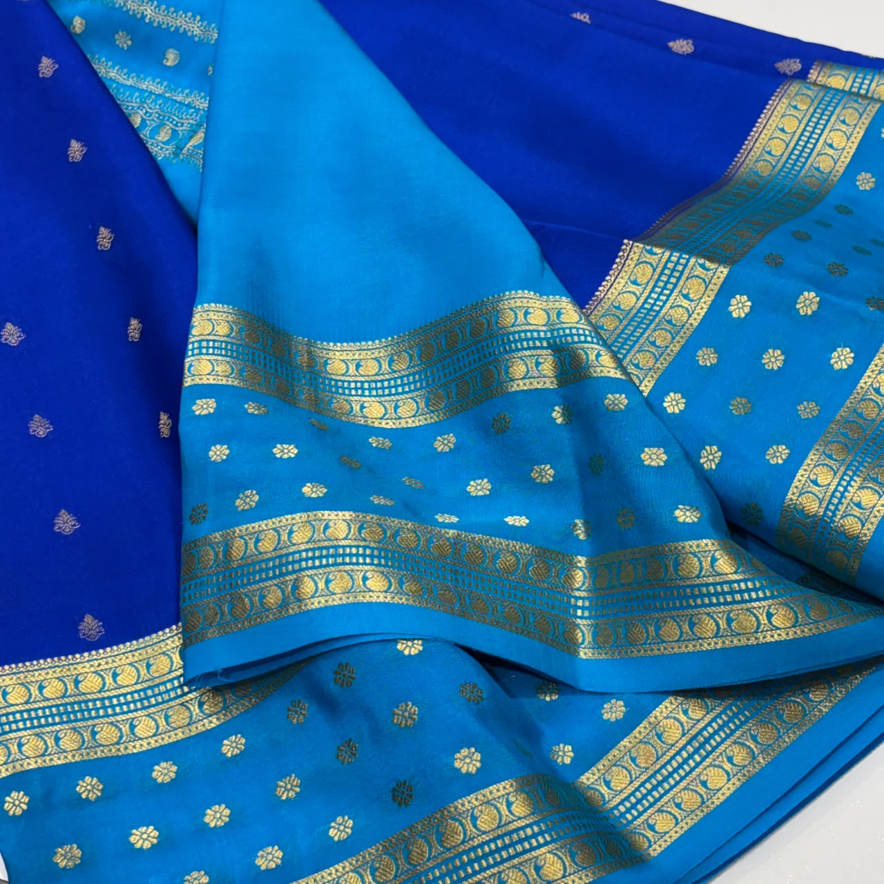 Pure Mysore Crepe Silk Saree