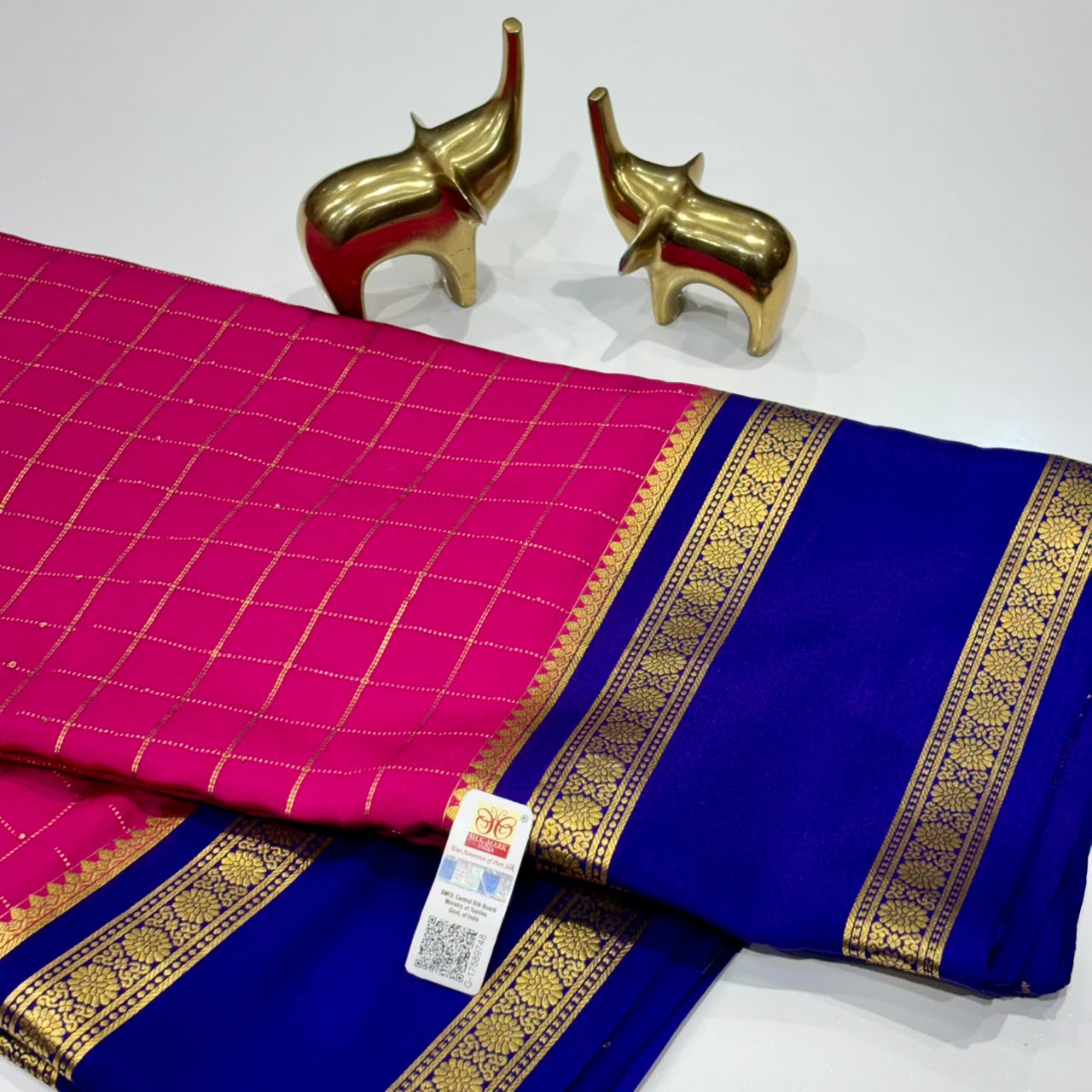 Pure Mysore Crepe Silk Saree