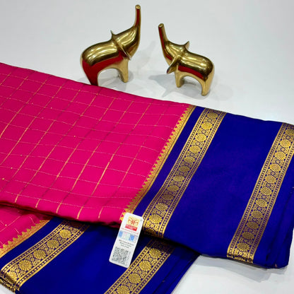 Pure Mysore Crepe Silk Saree