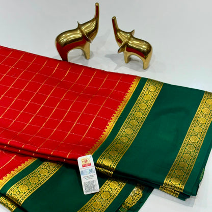 Pure Mysore Crepe Silk Saree