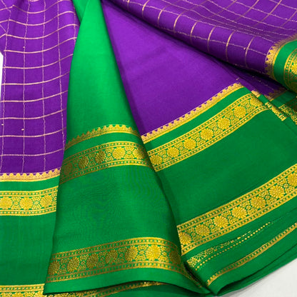Pure Mysore Crepe Silk Saree