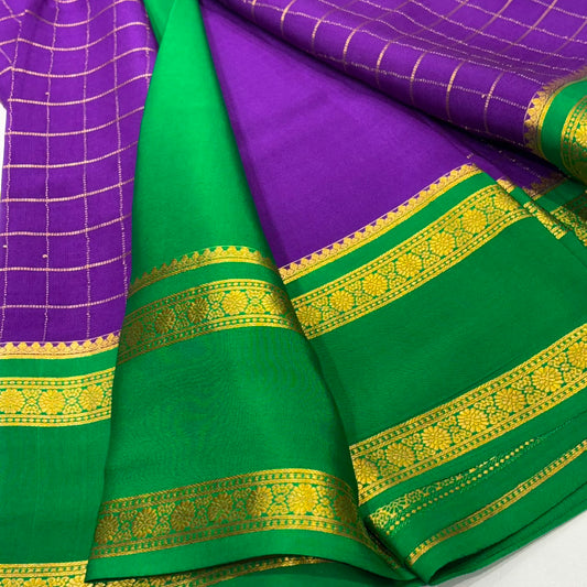 Pure Mysore Crepe Silk Saree