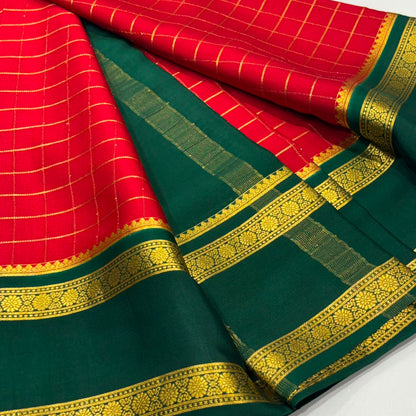 Pure Mysore Crepe Silk Saree
